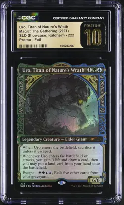 URO, TITAN OF NATURE'S WRATH Secret Lair Foil Mythic CGC Pristine 10 MTG - Image 1