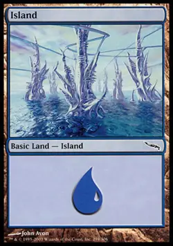 4 x Island (294) - Mirrodin - Light Play - MTG - Image 1