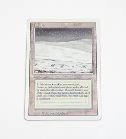 Tundra Magic The Gathering MTG Revised Edition Dual Land - Image 1