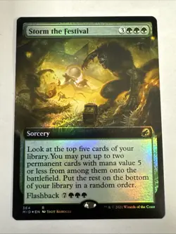 Storm the Festival (Extended Art) Innistrad: Midnight Hunt Foil - Image 1