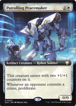 Patrolling Peacemaker (Extended Art) Commander: Edge of Eternities Regular - Image 1