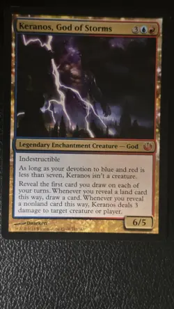 Keranos, God of Storms Journey into Nyx Regular NM - Image 1