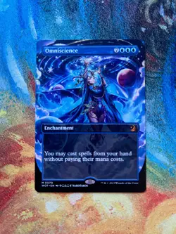 Omniscience (Anime Borderless), Wilds of Eldraine: Enchanting Tales, MTG Singles - Image 1