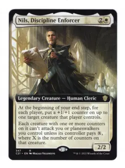 Mint/Near-Mint, English - MTG Nils, Discipline Enforcer - Extended Art Regular - Image 1