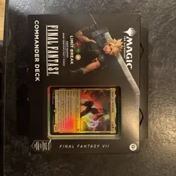 MTG FF Magic The Gathering Final Fantasy Cloud Limit Break Commander Deck - Image 1
