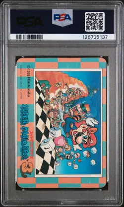 1989 CARDDASS SUPER MARIO BROS. 3 #2 BOWSER PSA 2 - Image 2
