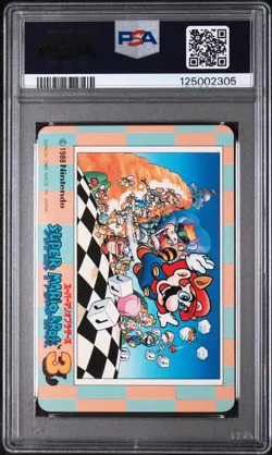 1989 CARDDASS SUPER MARIO BROS. 3 #27 SPIKE PSA 7 - Image 2