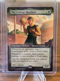MTG The Cabbage Merchant - Extended Art, NM-Mint, English Avatar: The Last Air B - Image 1
