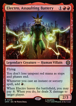 Magic The Gathering Marvel's Spider-Man | Electro, Assaulting Batter... | 76 | R - Image 1