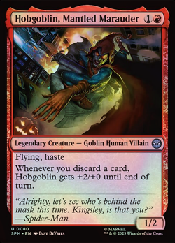 Magic The Gathering Marvel's Spider-Man | Hobgoblin, Mantled Maraude... | 80 | U - Image 1