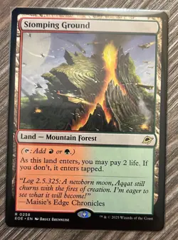 MTG Stomping Ground #0258 Shock Land Edge of Eternities (EOE) Magic NM - Image 1