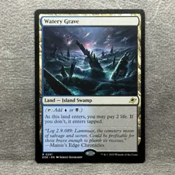 Watery Grave - Edge of Eternities (EOE) #261 LP MTG Shock Land Non-Foil - Image 1