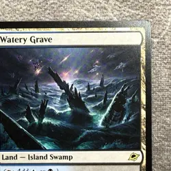 Watery Grave - Edge of Eternities (EOE) #261 LP MTG Shock Land Non-Foil - Image 3
