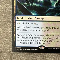 Watery Grave - Edge of Eternities (EOE) #261 LP MTG Shock Land Non-Foil - Image 4