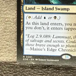 Watery Grave - Edge of Eternities (EOE) #261 LP MTG Shock Land Non-Foil - Image 5