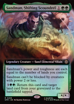 Magic The Gathering Marvel's Spider-Man | Sandman, Shifting Scoundr... | 266 | R - Image 1