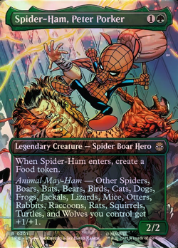 Magic The Gathering Marvel's Spider-Man | Spider-Ham, Peter Porker ... | 201 | R - Image 1
