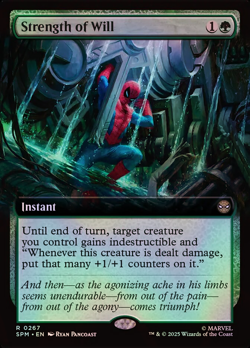 Magic The Gathering Marvel's Spider-Man | Strength of Will Foil | 267 | R - Image 1