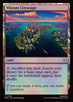 Magic The Gathering Marvel's Spider-Man | Vibrant Cityscape Foil | 188 | C - Image 1