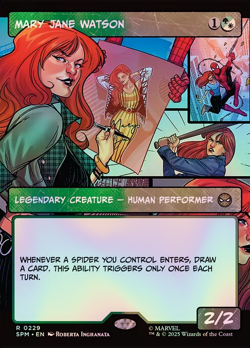 Magic The Gathering Marvel's Spider-Man | Mary Jane Watson Foil | 229 | R - Image 1