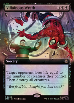 Magic The Gathering Marvel's Spider-Man | Villainous Wrath Foil | 259 | R - Image 1