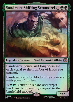 Magic The Gathering Marvel's Spider-Man | Sandman, Shifting Scoundr... | 112 | R - Image 1