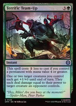 Magic The Gathering Marvel's Spider-Man | Terrific Team-Up Foil | 120 | U - Image 1