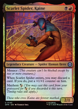 Magic The Gathering Marvel's Spider-Man | Scarlet Spider, Kaine Foil | 143 | U - Image 1