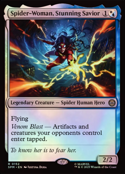 Magic The Gathering Marvel's Spider-Man | Spider-Woman, Stunning Sa... | 152 | R - Image 1
