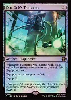 Magic The Gathering Marvel's Spider-Man | Doc Ock's Tentacles Foil | 162 | R - Image 1