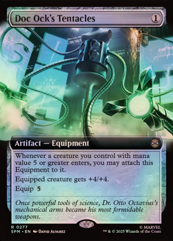 Magic The Gathering Marvel's Spider-Man | Doc Ock's Tentacles Foil | 277 | R - Image 1