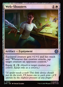 Magic The Gathering Marvel's Spider-Man | Web-Shooters Foil | 22 | U - Image 1