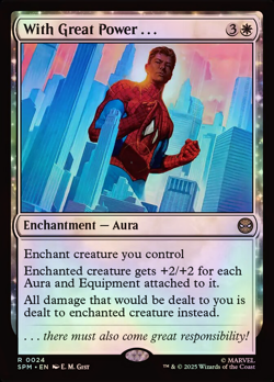 Magic The Gathering Marvel's Spider-Man | With Great Power... Foil | 24 | R - Image 1