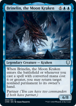 Brinelin, the Moon Kraken - X4 - Commander Legends - U60/361 - 4RCards - Image 1