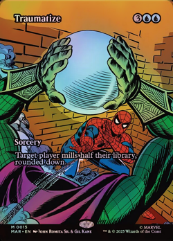 Magic The Gathering Marvel Universe | Traumatize Foil | 15 | M - Image 1
