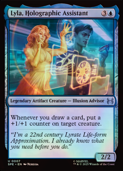 Magic The Gathering | Lyla, Holographic Assistant Foil | SPE 7 | U - Image 1