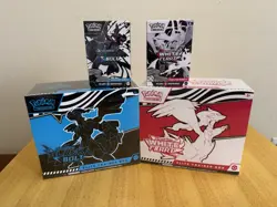 Pokemon Scarlet & Violet Sealed Black Bolt White Flare ETB Booster Bundle Lot 4 - Image 1