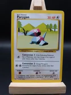 Pokemon Uncommon Card : Porygon 39/102 (Base Set) - Image 1