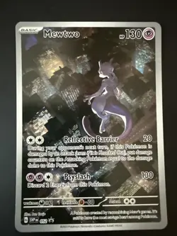 Pokemon TCG Mewtwo 052 Scarlet & Violet Promo Holo Card - Image 1