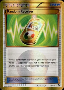 Pokemon BW: Plasma Storm Secret Rare Random Receiver 138/135 - Near Mint (NM) - Image 1