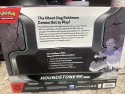 NEW 2025 Pokemon TCG Houndstone ex Box w/ 4 Booster Packs & Promo Card Sealed - Image 3