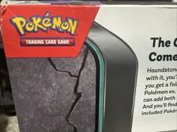 NEW 2025 Pokemon TCG Houndstone ex Box w/ 4 Booster Packs & Promo Card Sealed - Image 4