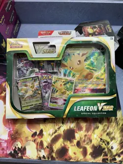 Pokemon TCG Leafeon V STAR Special Collection - BRAND NEW & SEALED - Image 1