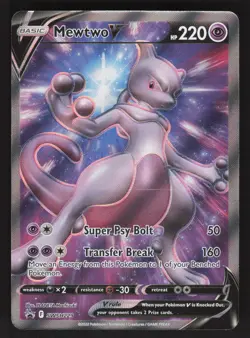 Mewtwo V SWSH229 Pokemon TCG Sword & Shield Promo Cards LP - Image 1
