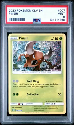 2023 POKEMON CLV-TRADING CARD GAME CLASSIC VENUSAUR & LUGIA EX DECK PINSIR PSA 9 - Image 1