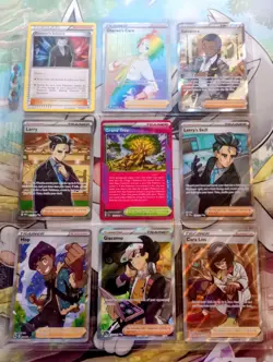 Pokemon TCG: Huge Binder Collection Lot Full Arts IR Holos Reverse Bulk 1000 + - Image 1