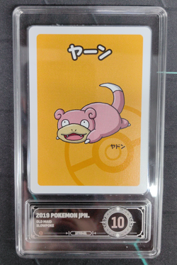 Old Maid Japanese Pokemon Center Red Back 2019 Promo Playing Card Slowpoke PCG10 - Image 1