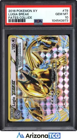 Pokemon 2016 Lugia BREAK 79/124 BREAK Rare Fates Collide GEM MINT PSA 10 - Image 1