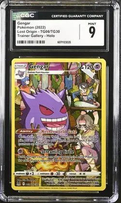 Pokemon 2022 Gengar Lost Origin TG06/TG30 CGC 9 - Image 1