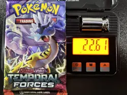 Pokemon Temporal Forces Booster Pack Sealed 22.61g 3.67mm - Image 1